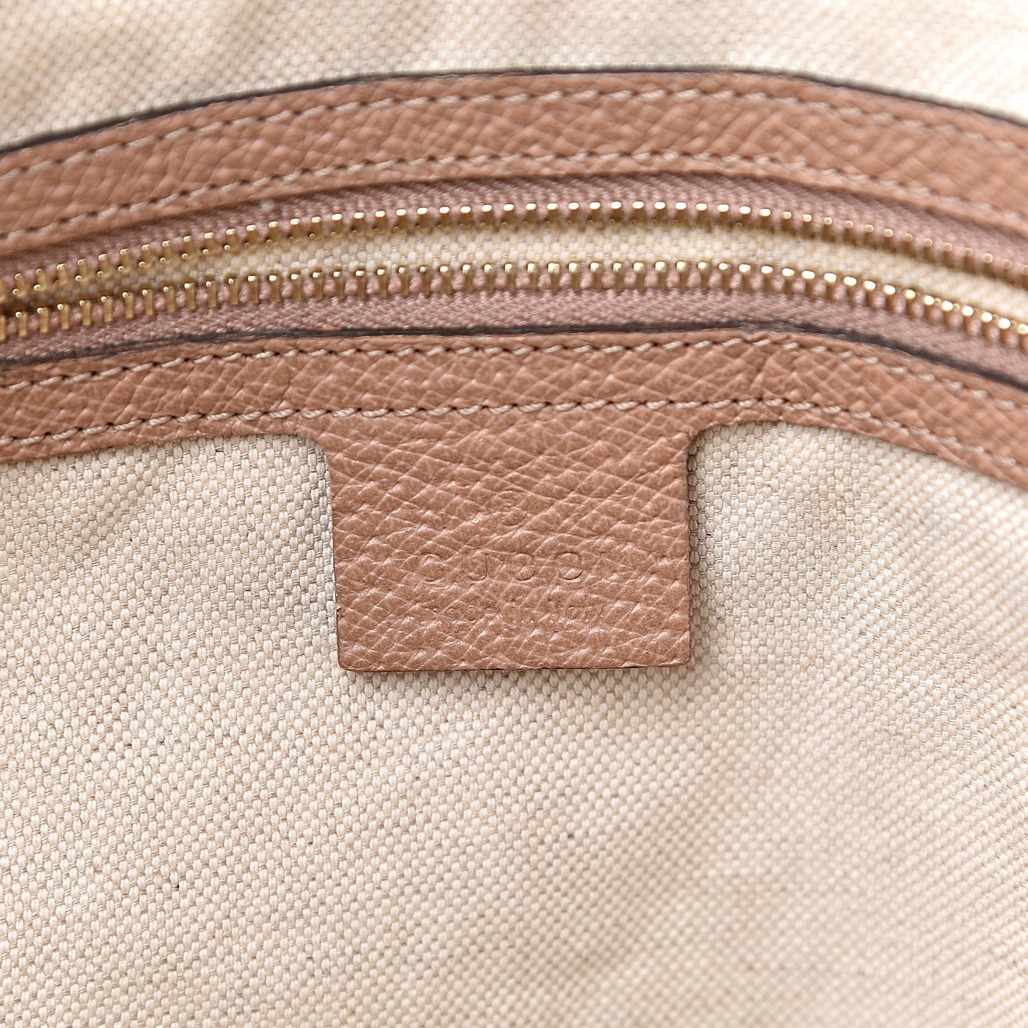 Monogram Large Bree Foldover Tote Beige Soft Pink