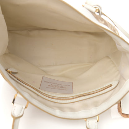 Louis Vuitton Monogram Sabbia Cabas MM White 5 of 15