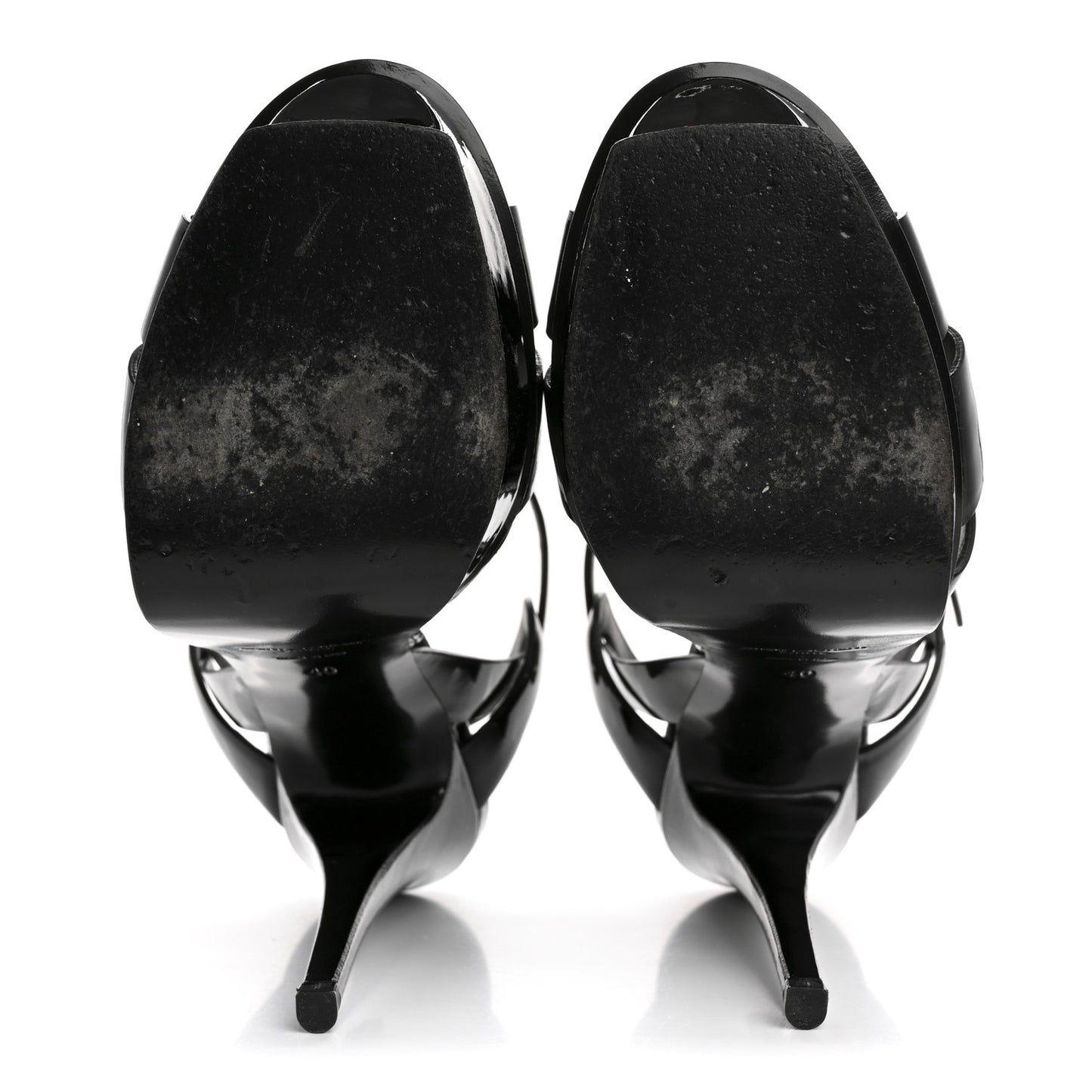 Patent Tribute 105 Platform Sandals 40 Black