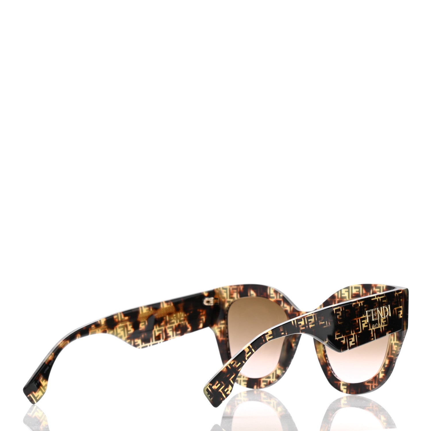 Fendi Acetate FF 53mm Sunglasses 0435/S Tortoise 4 of 9