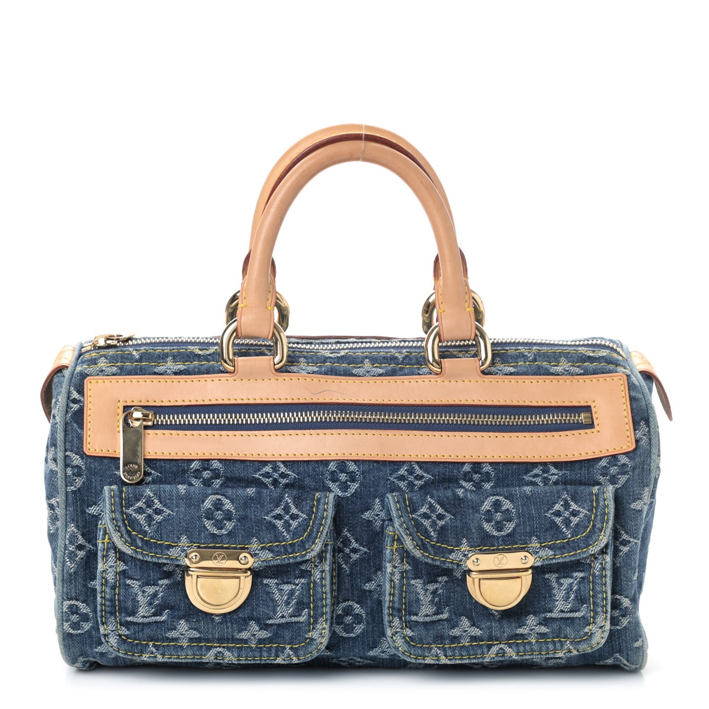 Monogram Denim Neo Speedy Blue