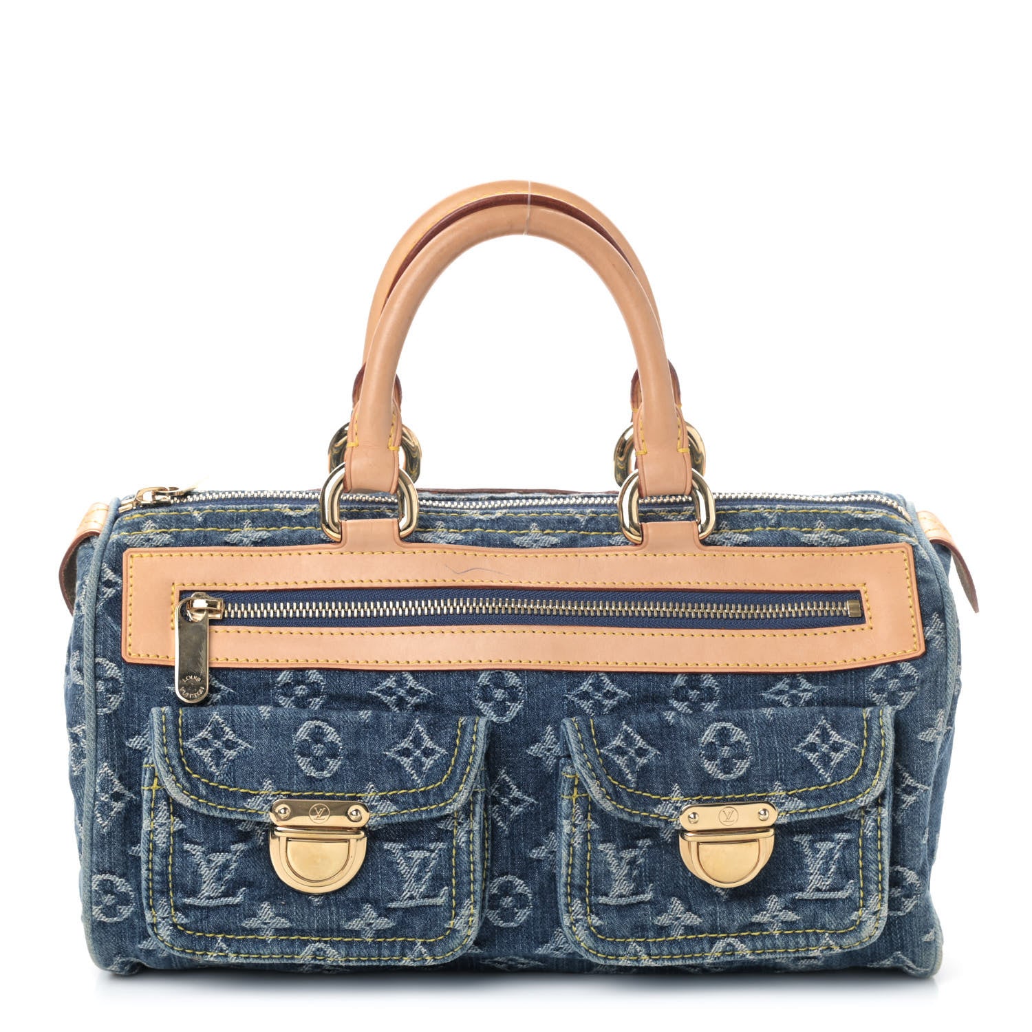 Louis Vuitton Monogram Denim Neo Speedy Blue 1 of 4