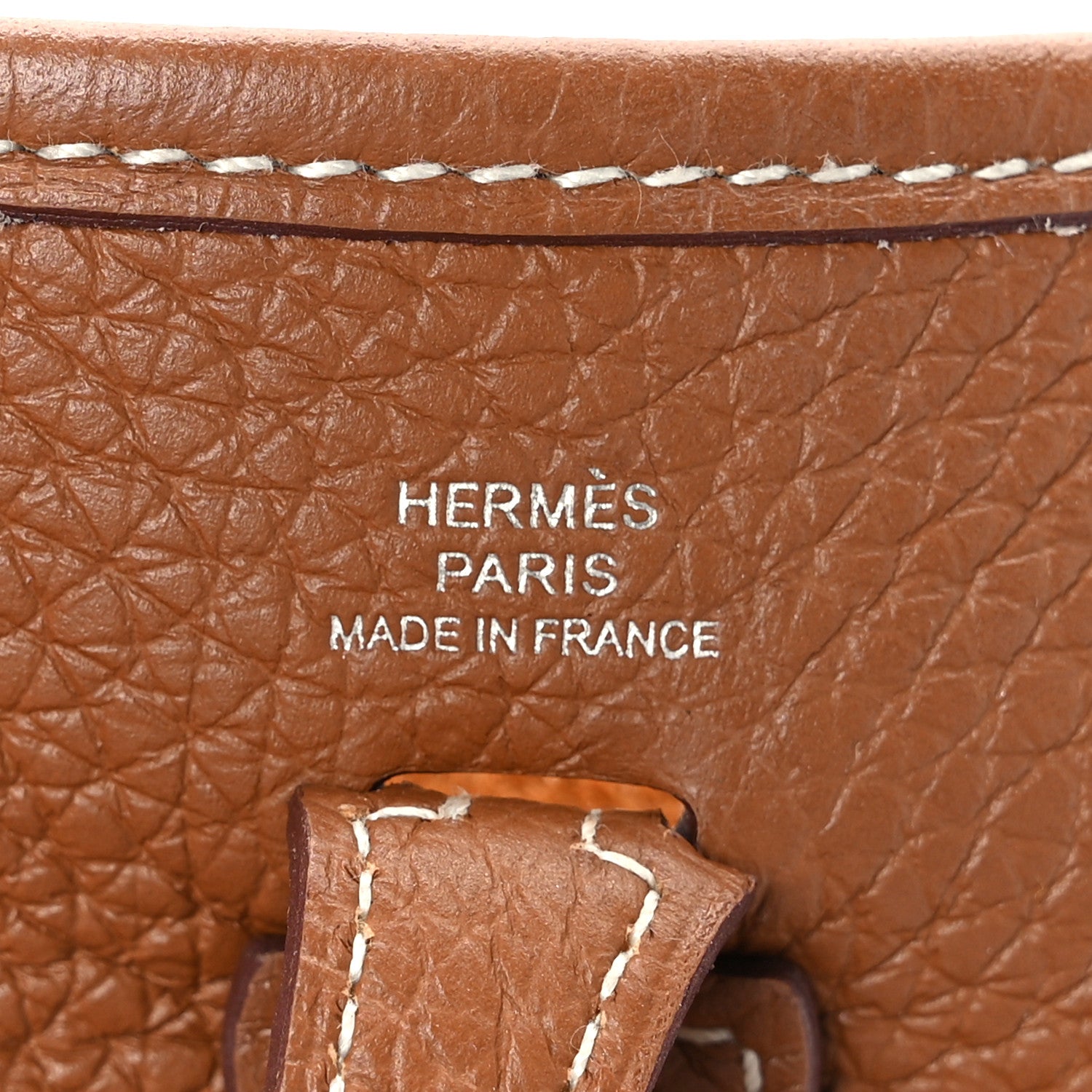 Hermes Taurillon Clemence Evelyne TPM Gold 7 of 11