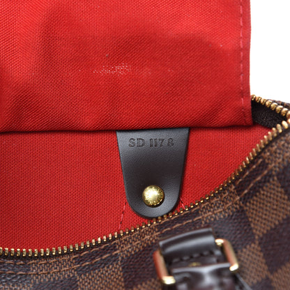 Louis Vuitton Damier Ebene Speedy Bandouliere 25 10 of 11