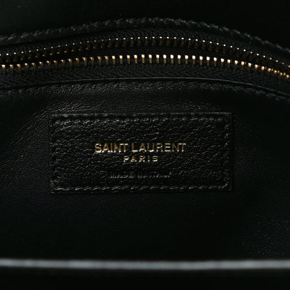 Saint Laurent Smooth Calfskin Le Maillon Satchel Black 6 of 13