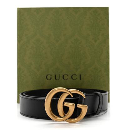 Gucci Calfskin Double G 30mm Belt 75 30 Black 7 of 7