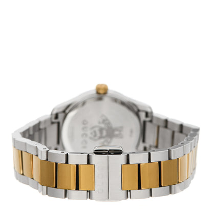 Gucci Stainless Steel 27mm G-Timeless Two Tone Cat Quartz Watch 3 of 6