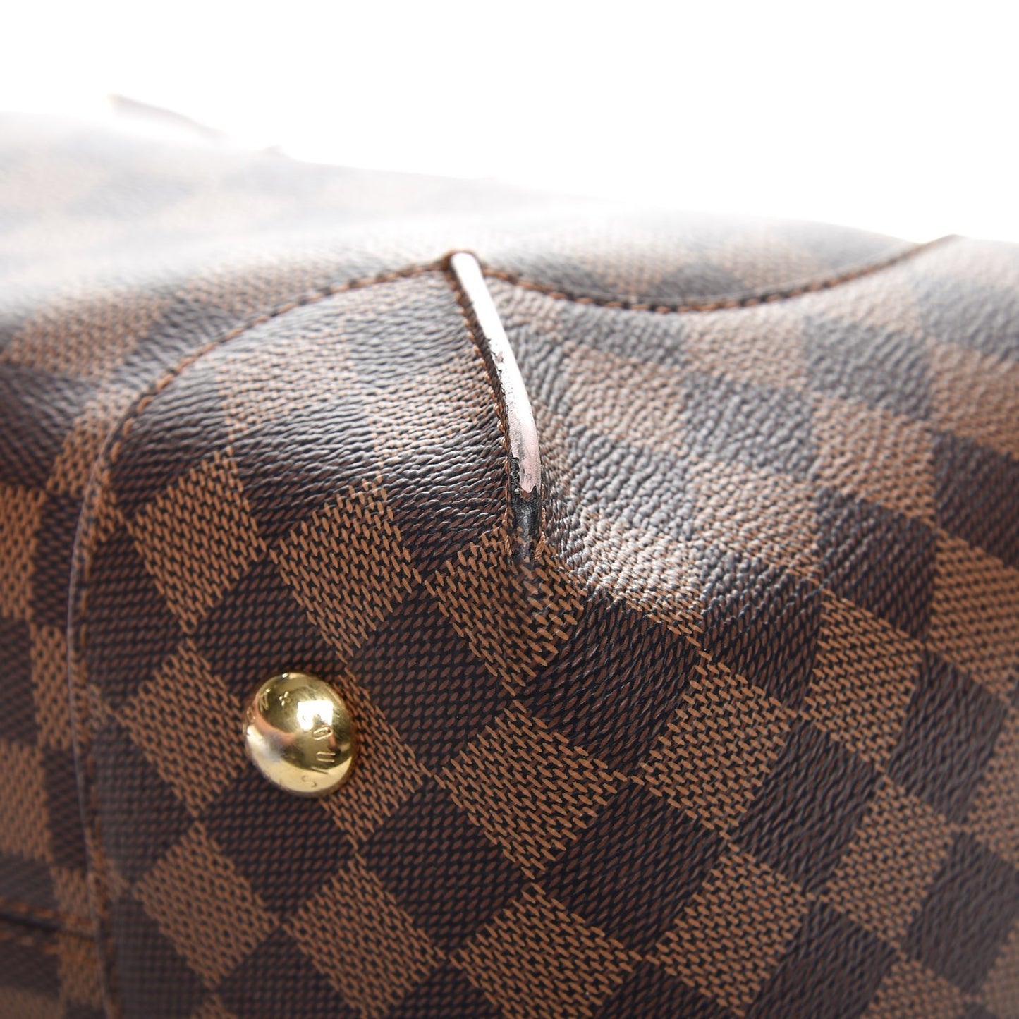 Damier Ebene Caissa Hobo Rose Ballerine