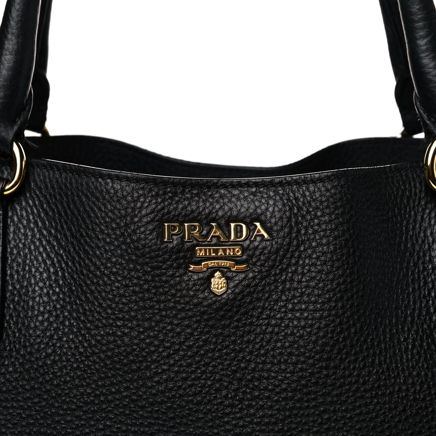 Vitello Daino Side Pocket Tote Black