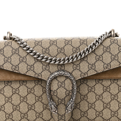 Gucci GG Supreme Monogram Small Dionysus Shoulder Bag Taupe 8 of 13