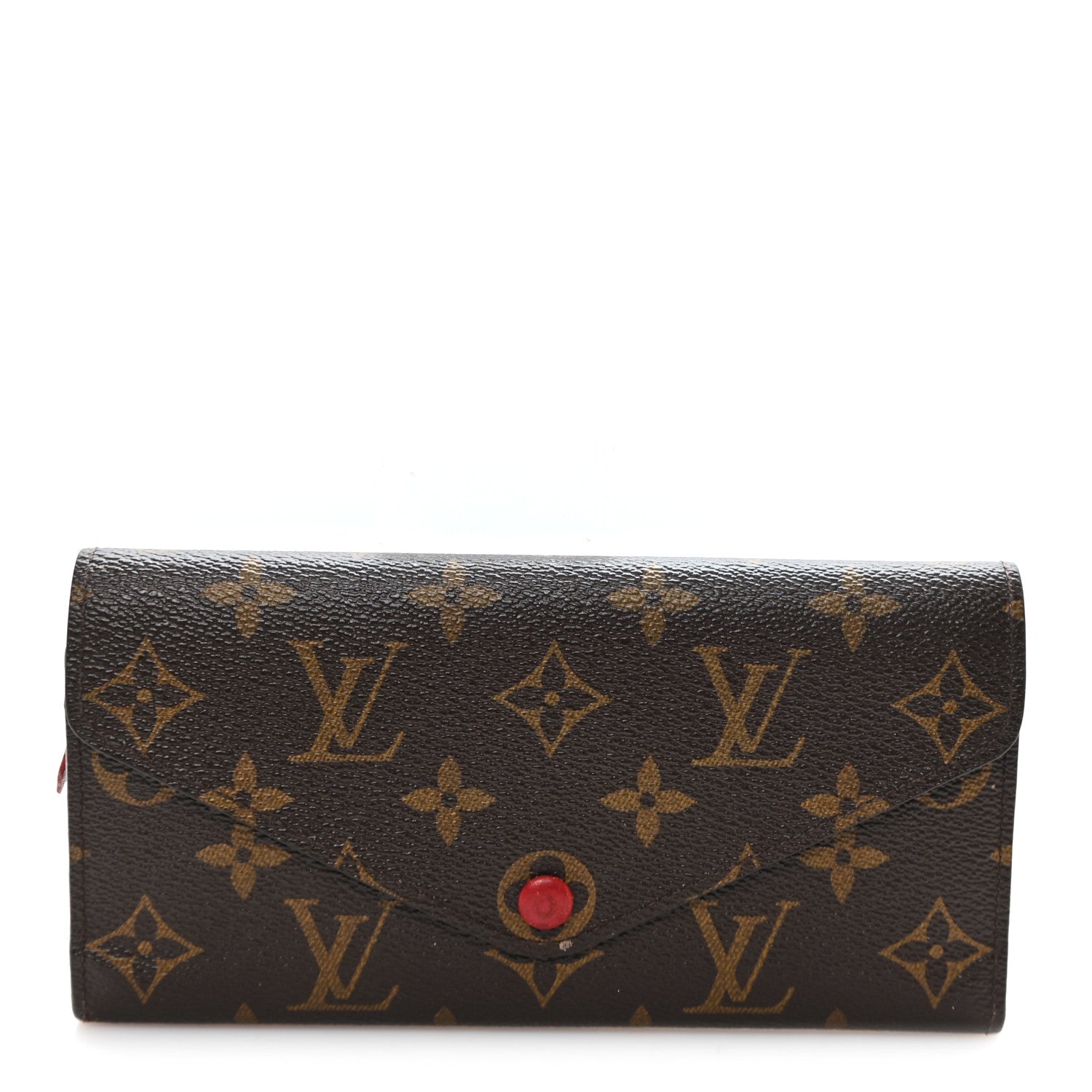 Louis Vuitton Monogram Josephine Wallet Red 1 of 7