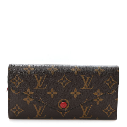 Louis Vuitton Monogram Josephine Wallet Red 1 of 7