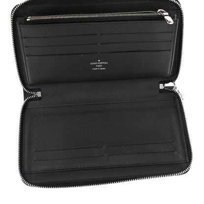 Louis Vuitton Taiga Zippy Organizer Wallet Black 5 of 8