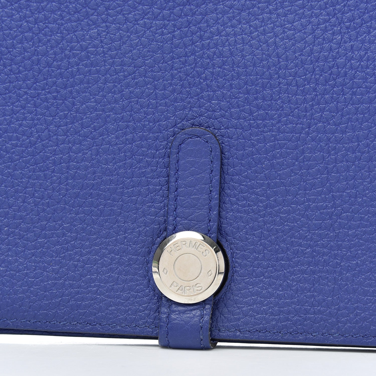 Hermes Togo Dogon Duo Wallet Bleu Electrique 9 of 12