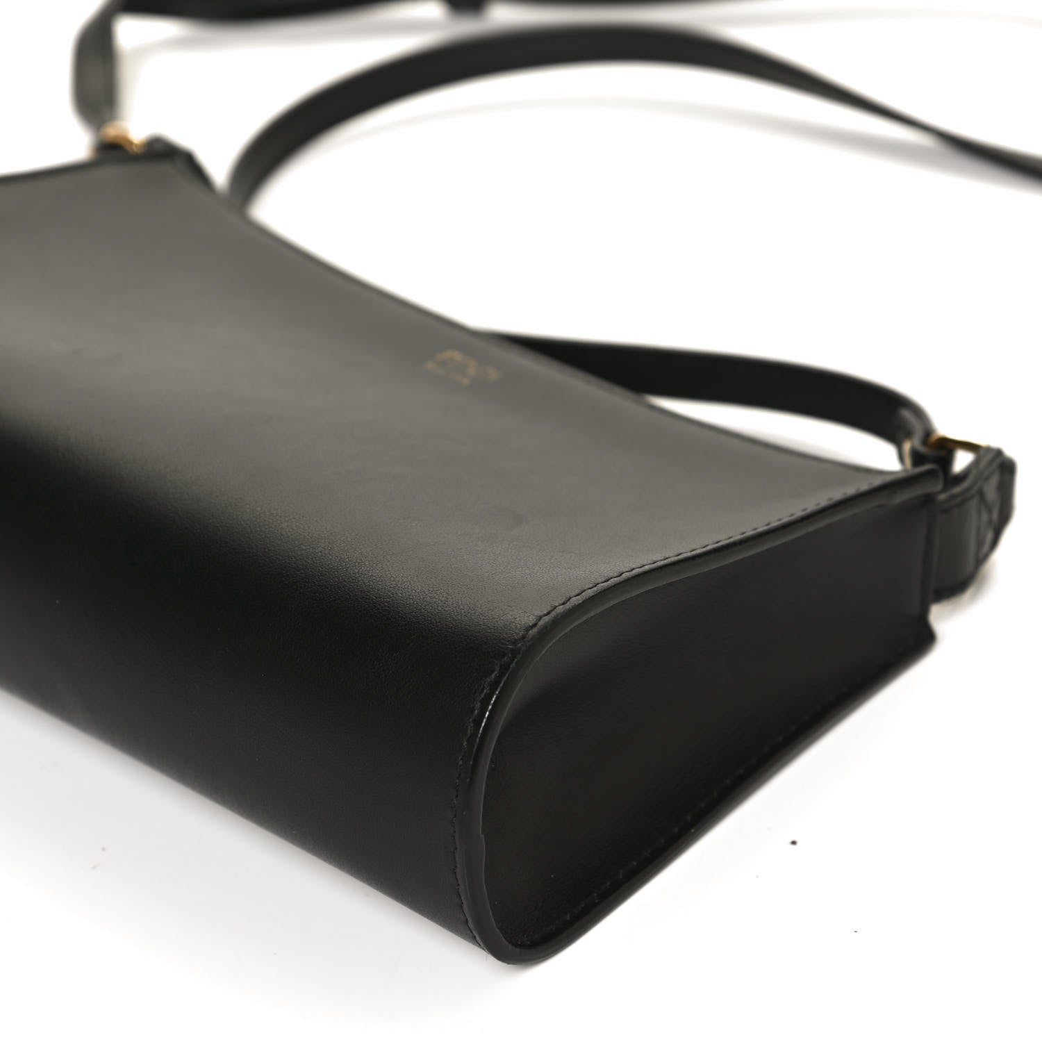 Fendi Vitello Baltico Mini Pouch Crossbody Pouch Black 11 of 12