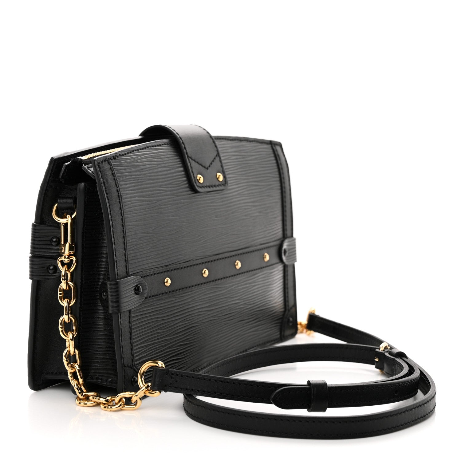 Louis Vuitton Epi Trunk Clutch Black 3 of 10
