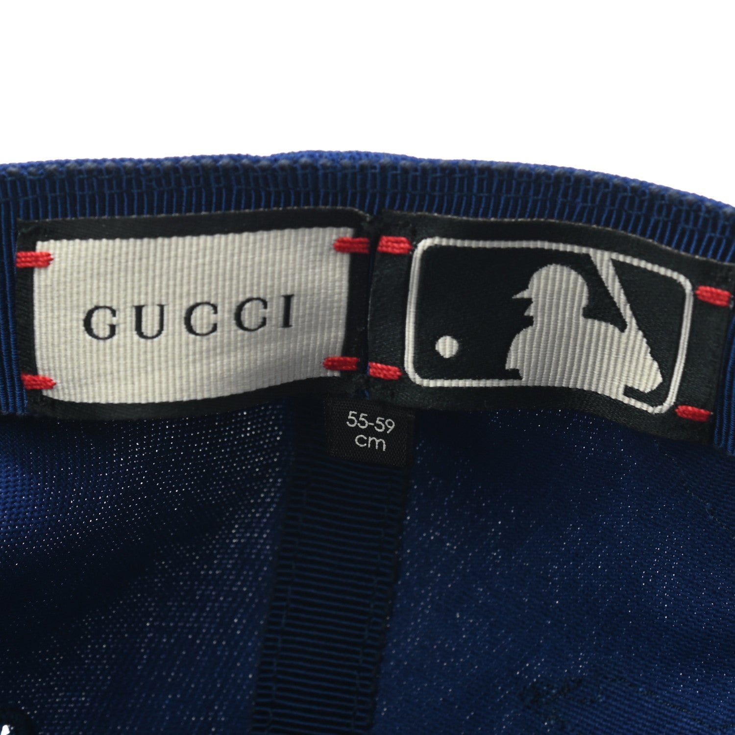 Gucci X SEGA Cotton NY Yankees Baseball Hat 55-59 Blue 8 of 8