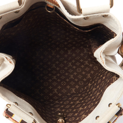 Louis Vuitton Toile Globe Shopper Cabas MM Blue 4 of 9