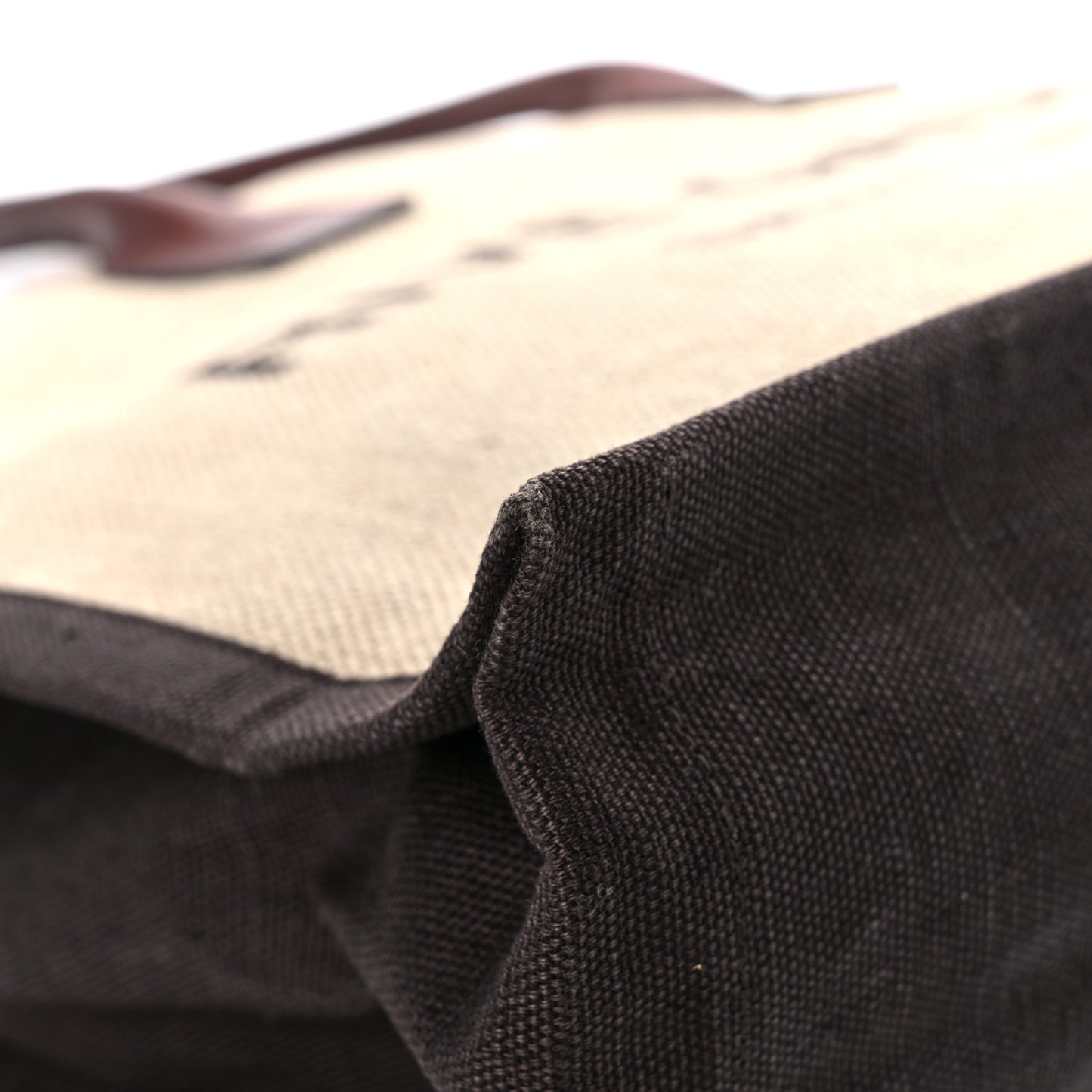Linen Calfskin Rive Gauche Tote Natural