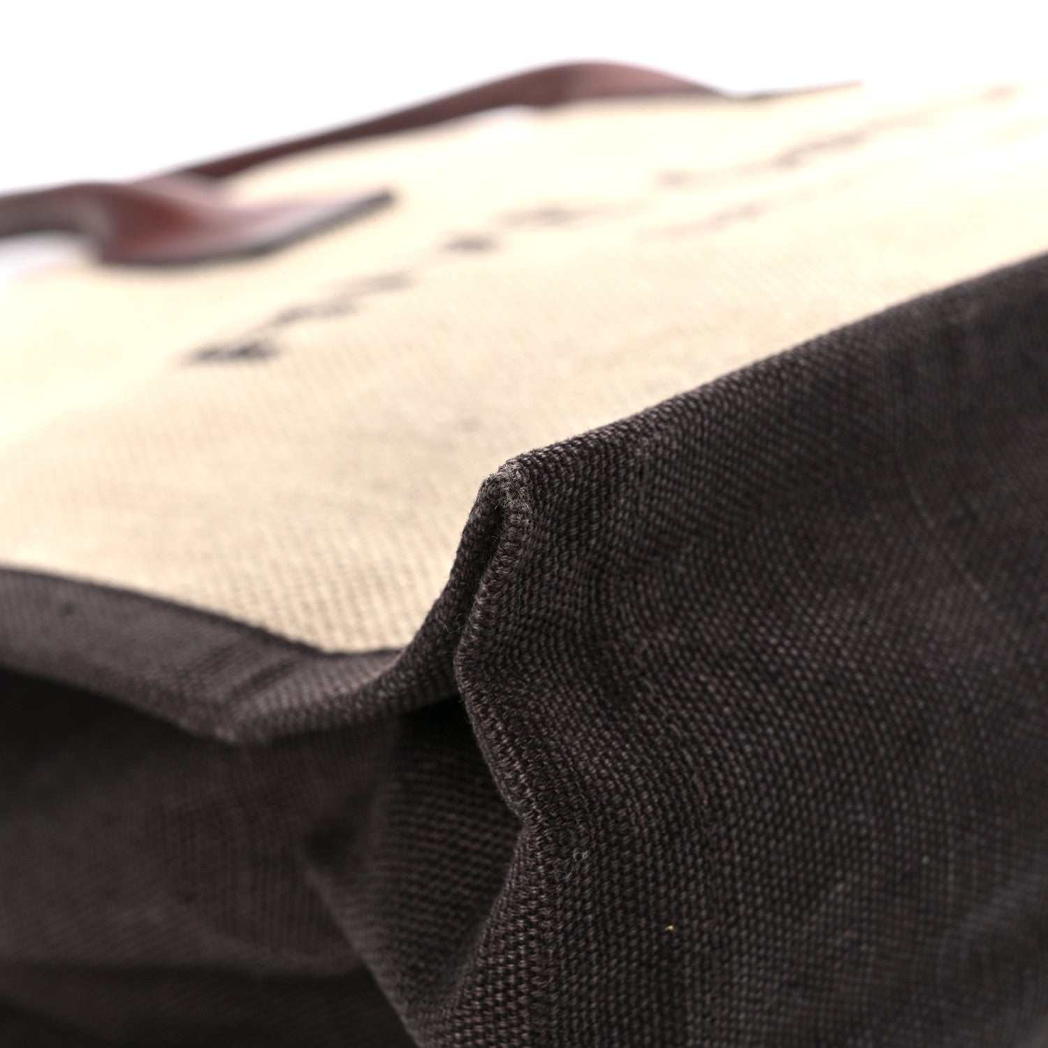 Saint Laurent Linen Calfskin Rive Gauche Tote Natural 9 of 14