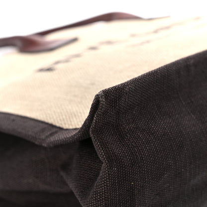 Saint Laurent Linen Calfskin Rive Gauche Tote Natural 9 of 14
