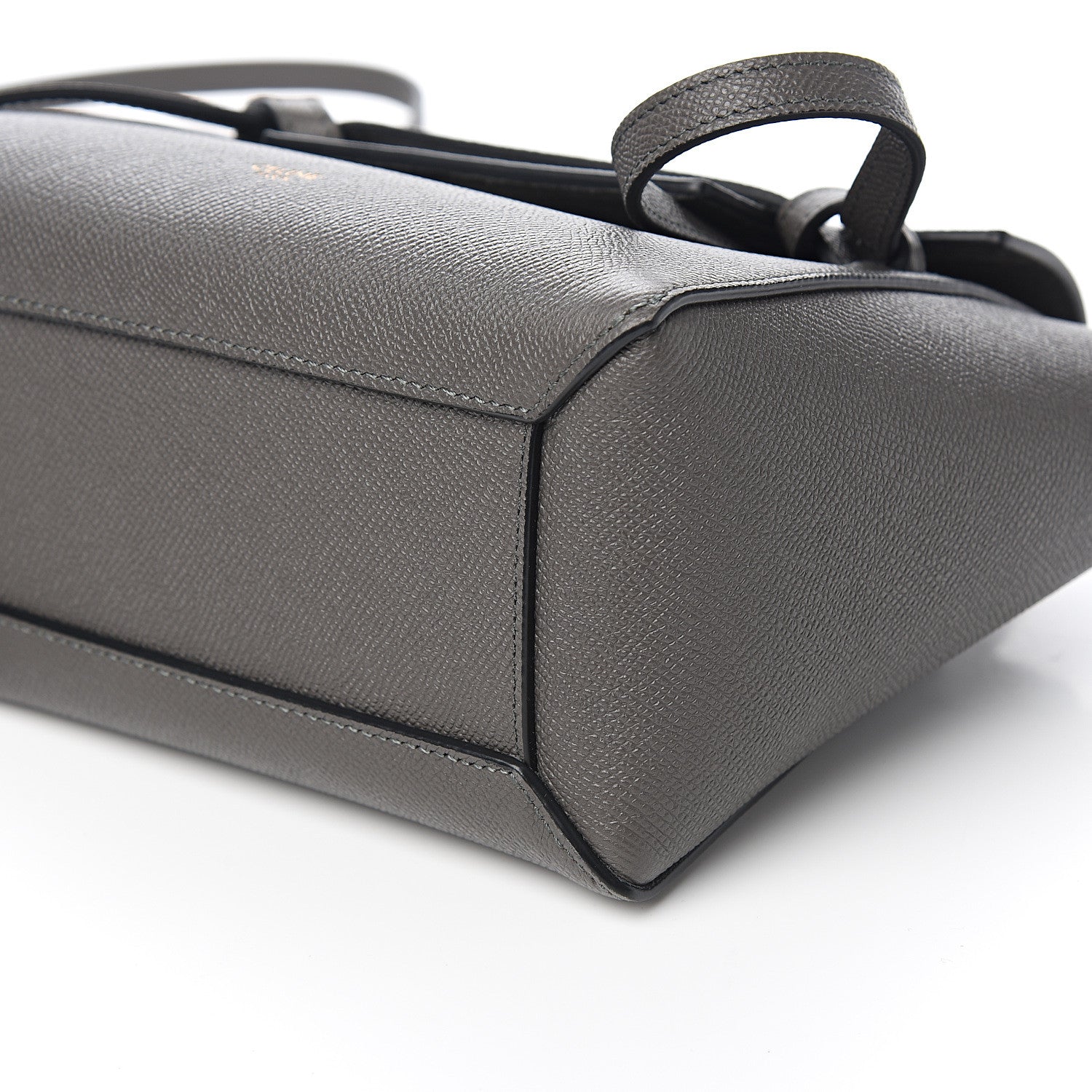 Celine Grained Calfskin Nano Belt Bag Grey 8 of 8