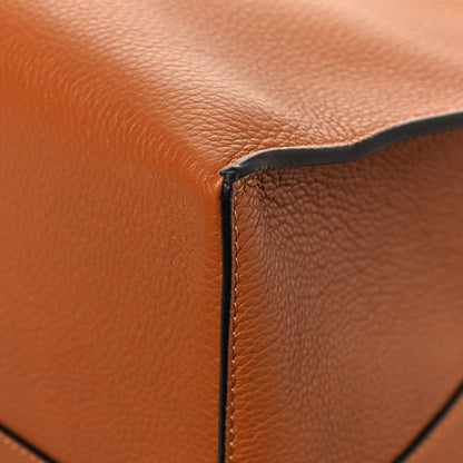 Loewe Grained Calfskin Cushion Tote Tan 8 of 11