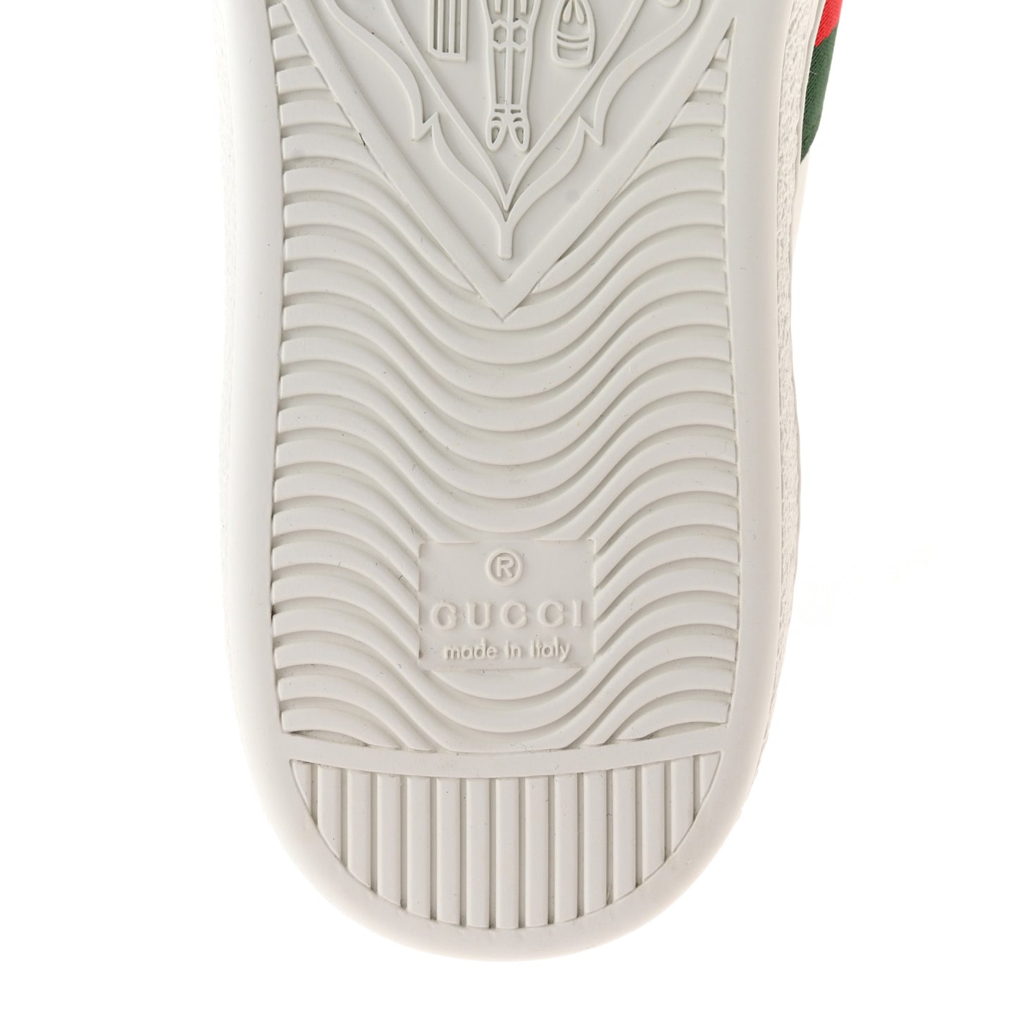 Calfskin Web Mens Gucci Band Ace Sneakers 8 White