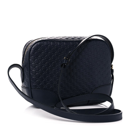 Gucci Soft Microguccissima Mini Bree Messenger Bag Blue 3 of 10