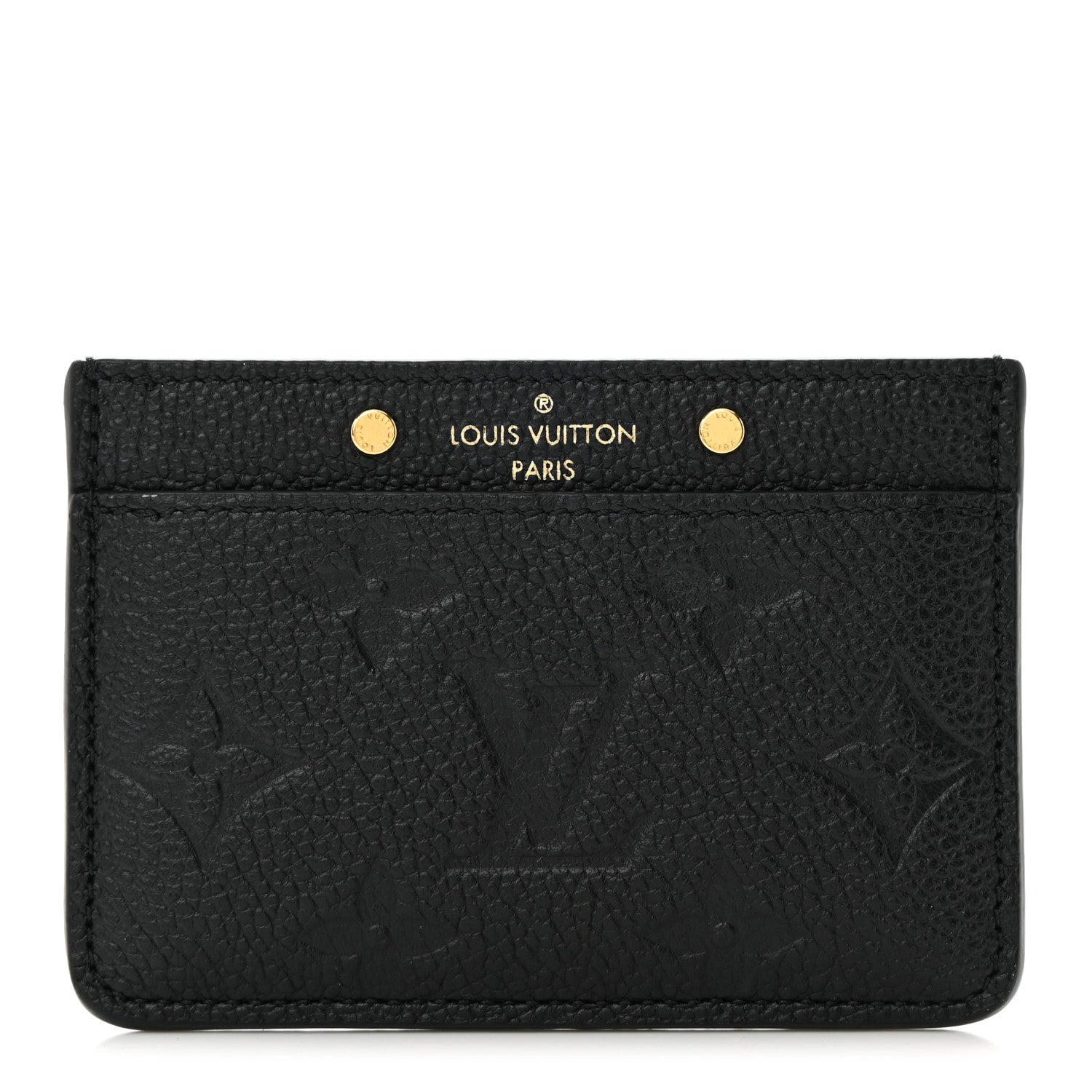 Louis Vuitton Empreinte Card Holder Black 1 of 7