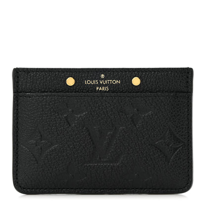 Louis Vuitton Empreinte Card Holder Black 1 of 7