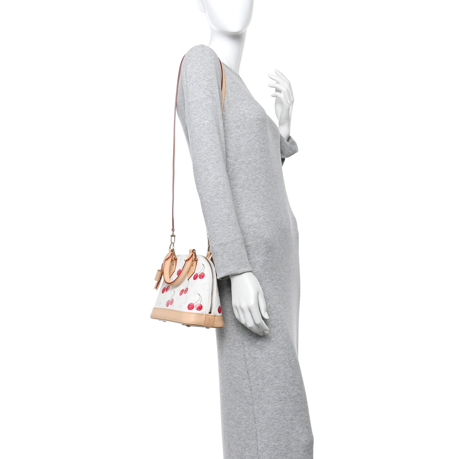 Louis Vuitton LV X TM Monogram Cerises Alma BB White 2 of 11