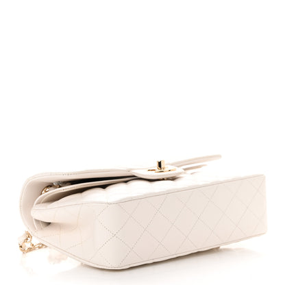 Chanel Caviar Quilted Small Double Flap White 4 of 10