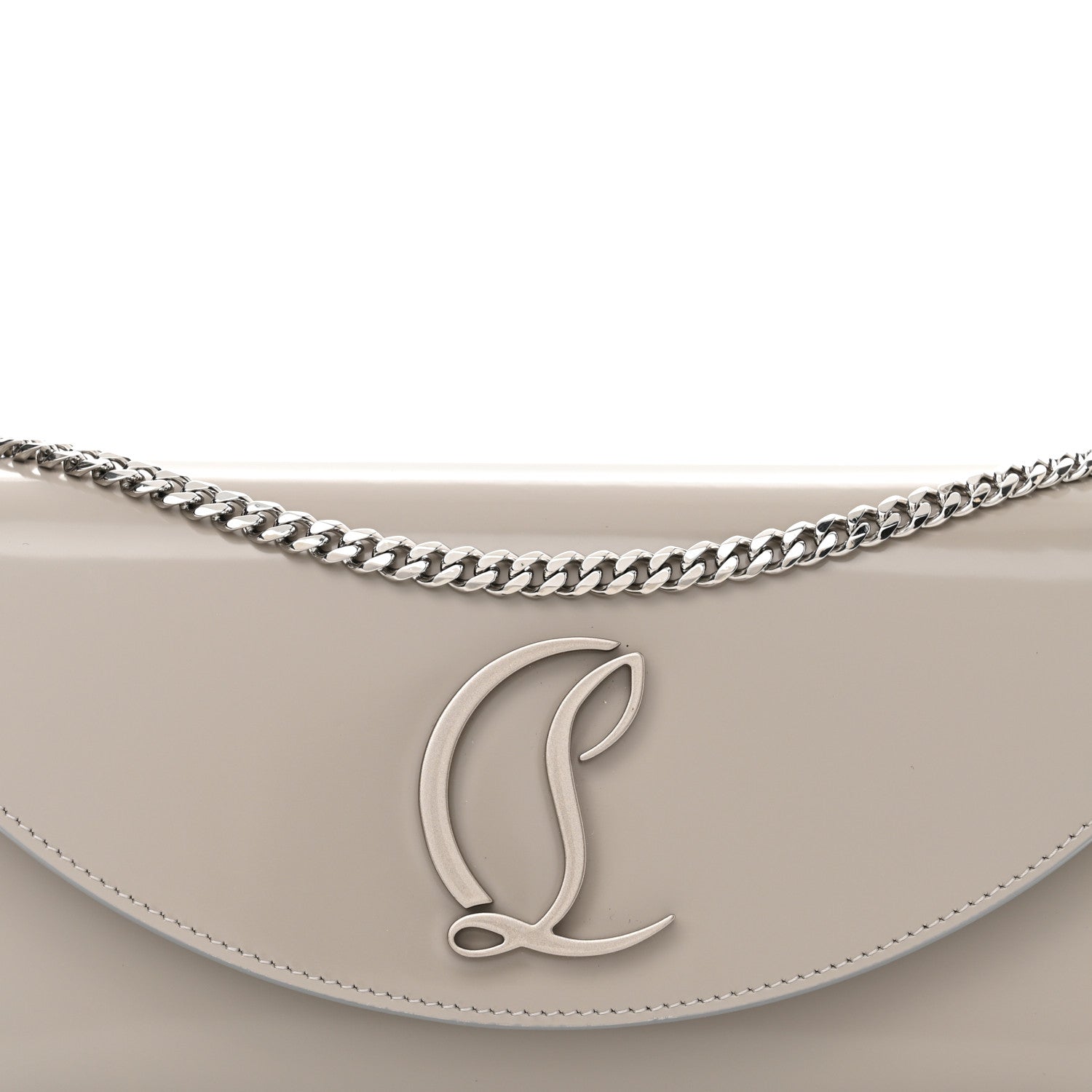 Christian Louboutin Patent Calfskin Loubi54 Wallet On Chain Goose 8 of 11
