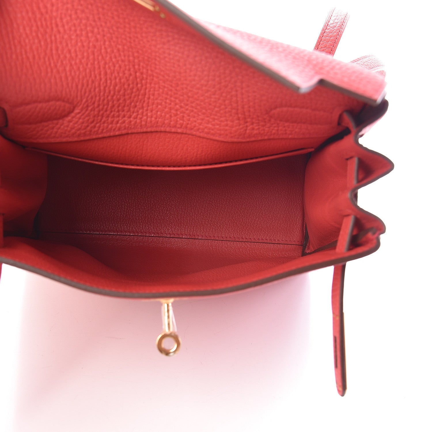 Hermes Taurillon Clemence Kelly Ado Backpack Bougainvillea 5 of 11