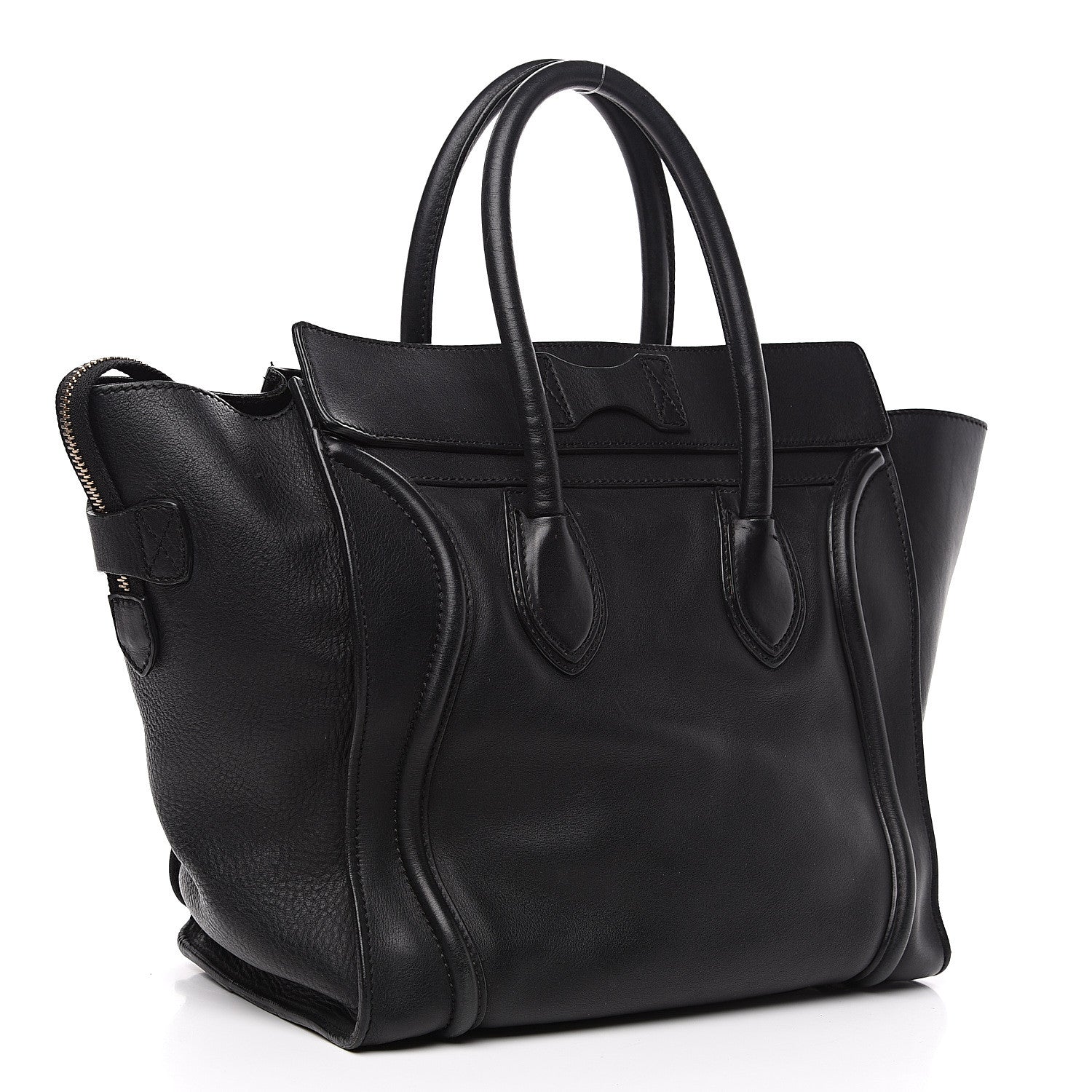 Celine Smooth Calfskin Mini Luggage Black 2 of 20