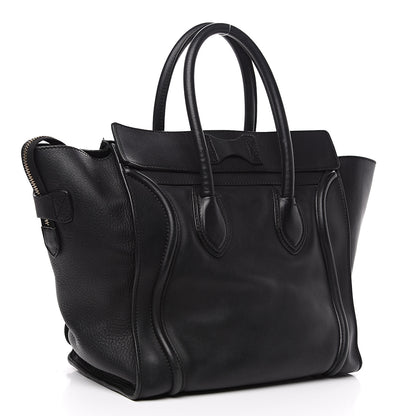Celine Smooth Calfskin Mini Luggage Black 2 of 20
