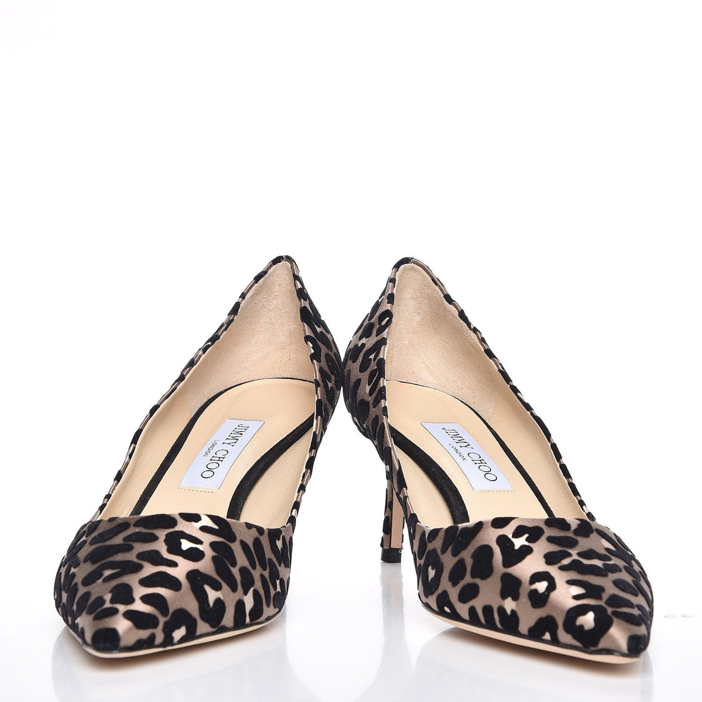 Satin Romy 80 Pumps 42 Leopard