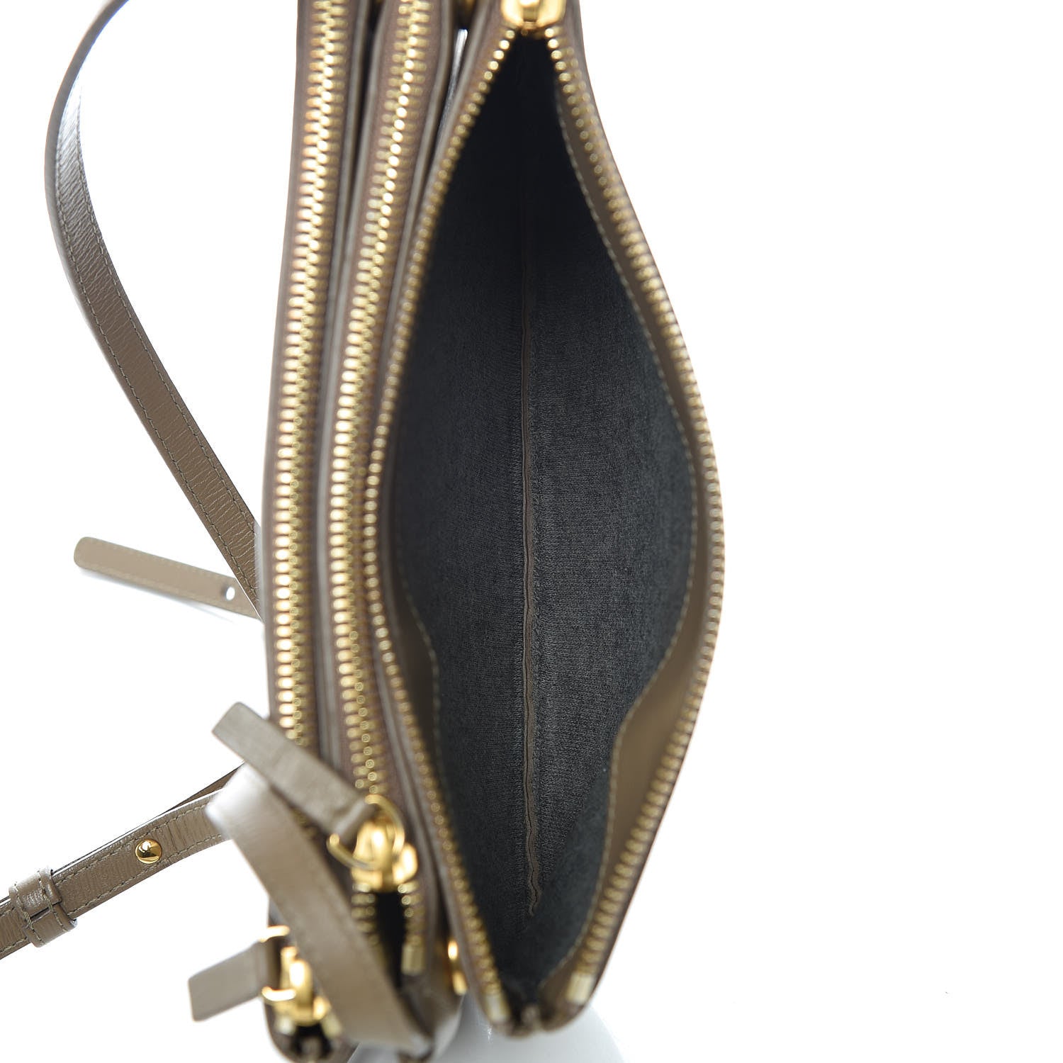 Celine Lambskin Small Trio Crossbody Bag Taupe 7 of 13