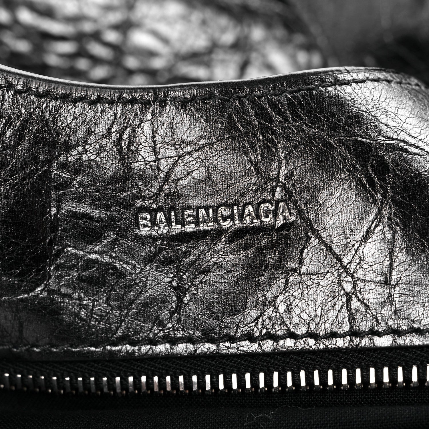 Balenciaga Agneau Arena Large Le Cagole Carry All Bag Steel Grey 7 of 11