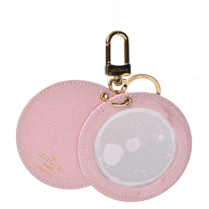 Louis Vuitton Monogram LV Mirror Bag Charm Key Holder Rose Ballerine 3 of 7