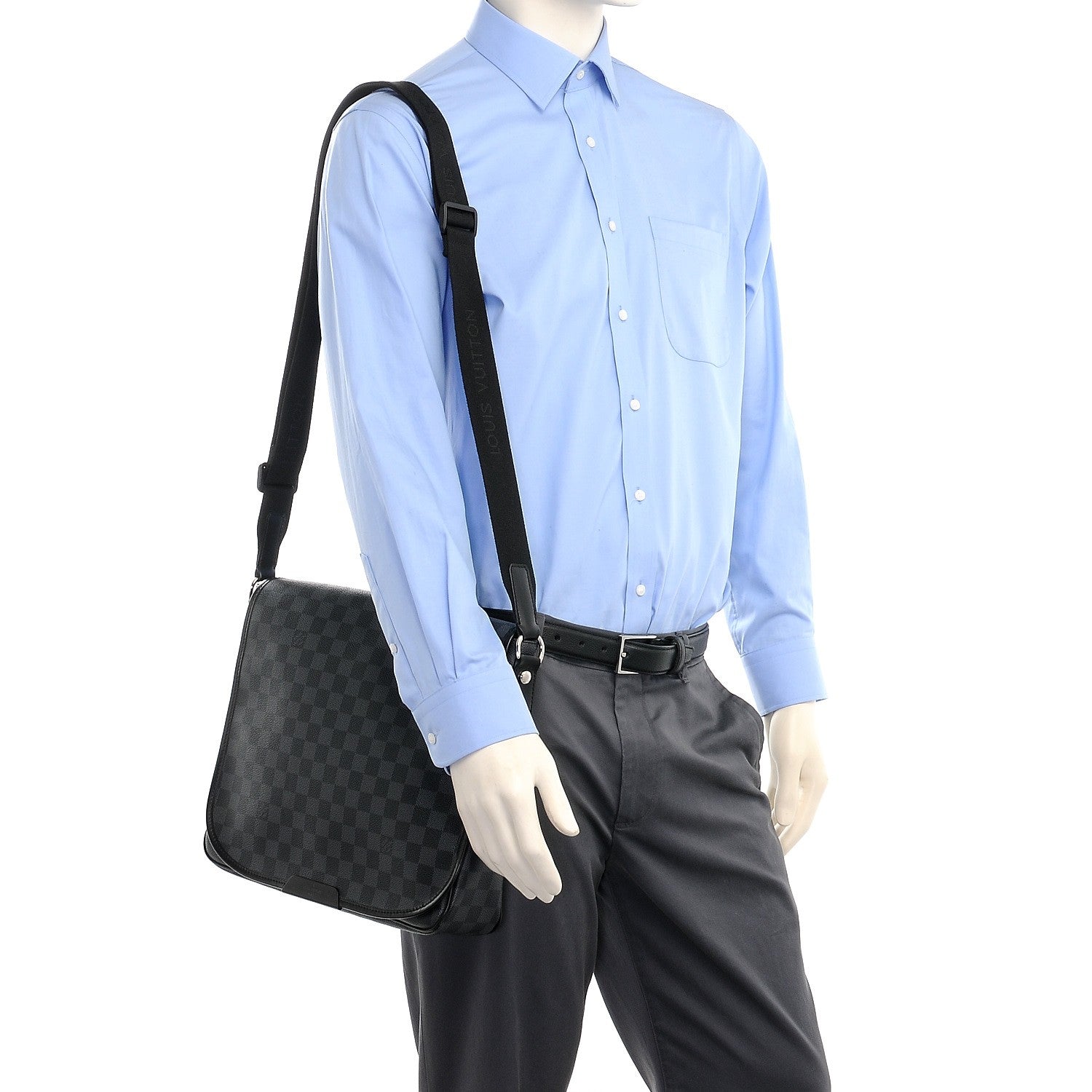 Louis Vuitton Damier Graphite District MM 2 of 7