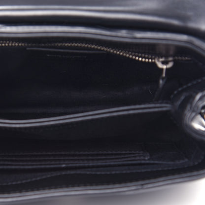 Saint Laurent Calfskin Y Quilted Monogram Toy Loulou Crossbody Bag Black 5 of 13