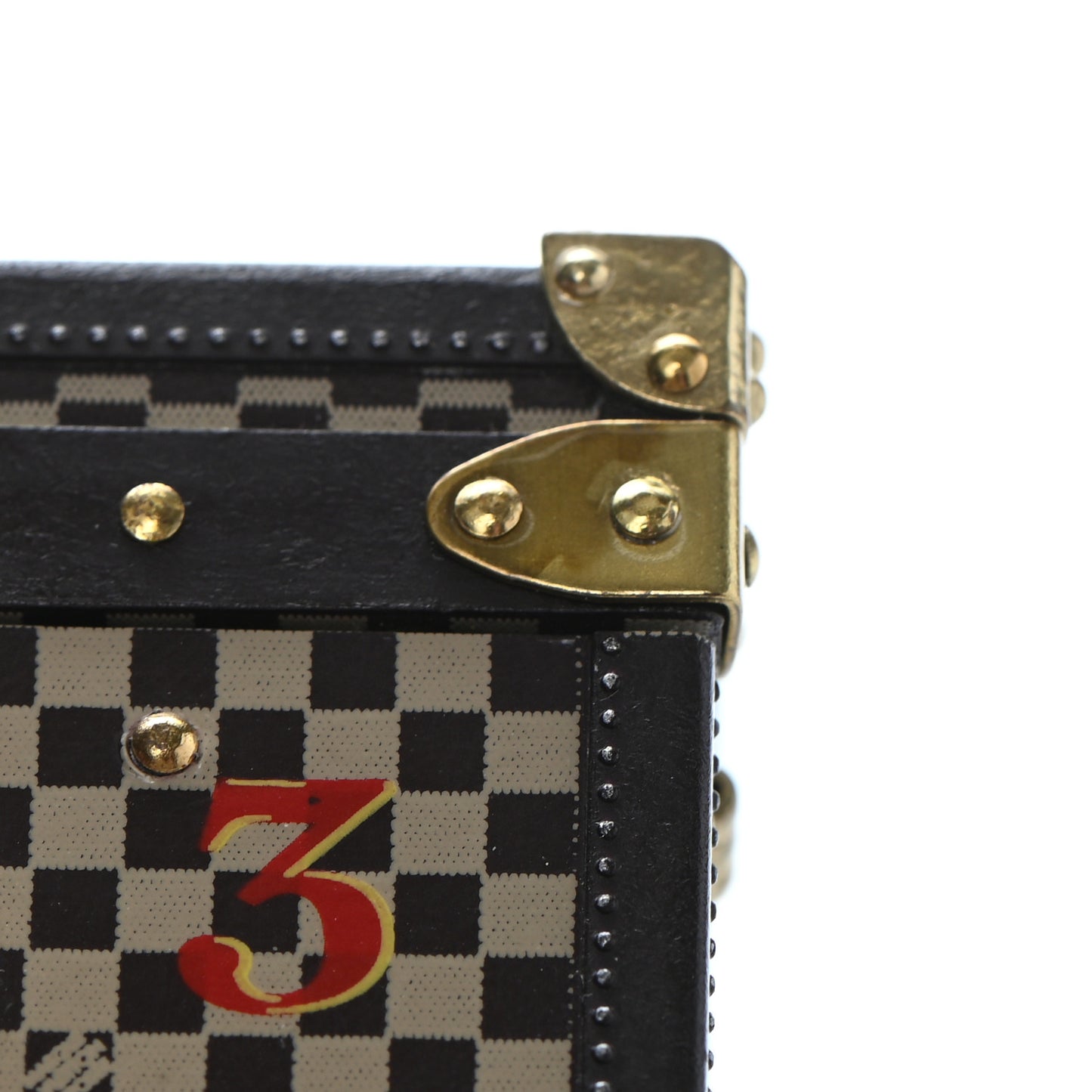 Damier 1895 Ladies Hat Trunk Mini Malle Chapeaux Jewelry Box