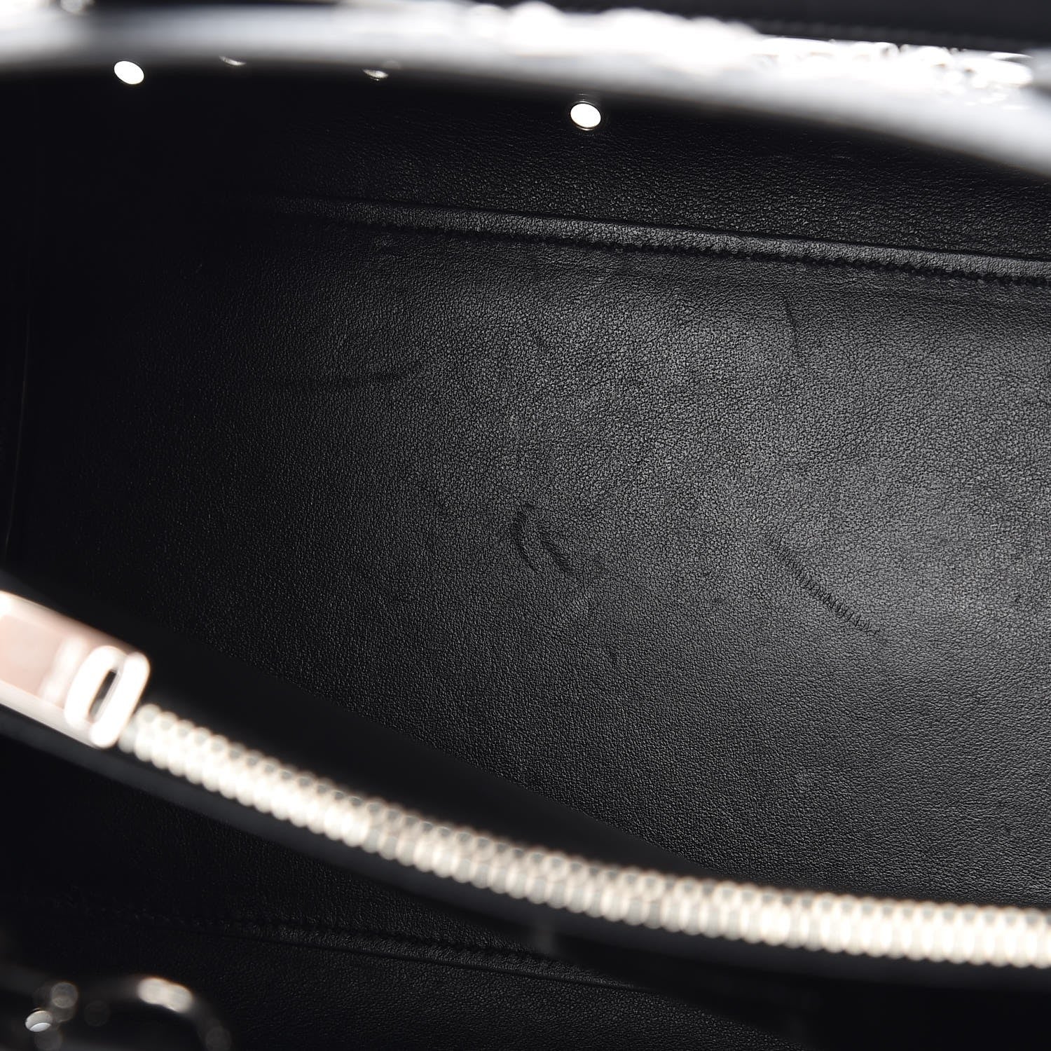 Saint Laurent Calfskin Perforated Bandana Studded Small Sac De Jour Black 11 of 16