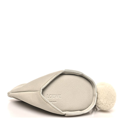 Loewe Calfskin Shearling Mini Bunny Crossbody Bag White 4 of 10