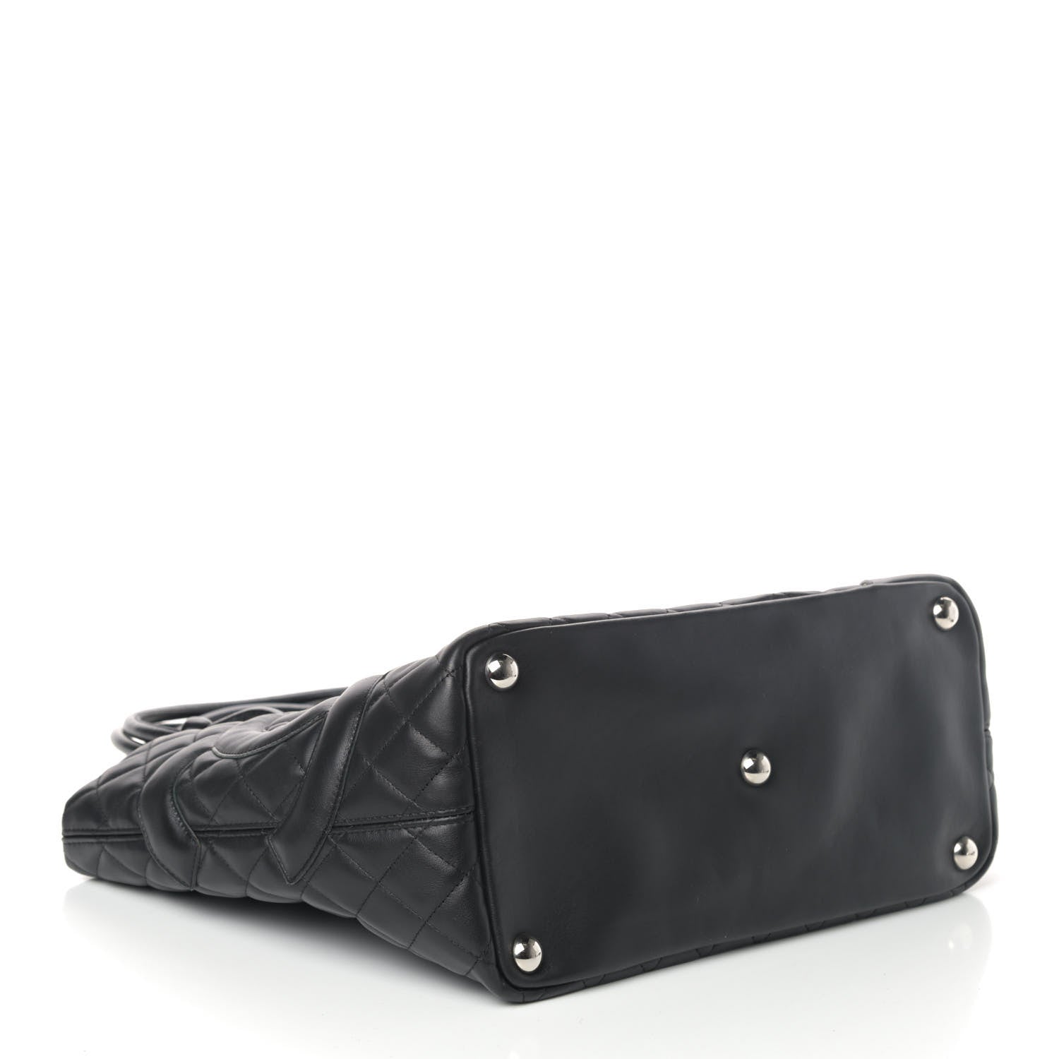 Chanel Calfskin Quilted Large Cambon Tote Black 3 of 4
