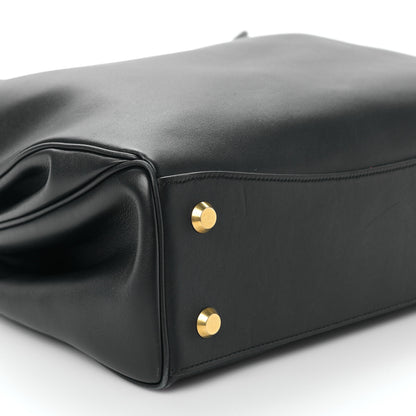 Balenciaga Natural Smooth Calfskin Medium Rodeo Top Handle Handbag Black 8 of 9