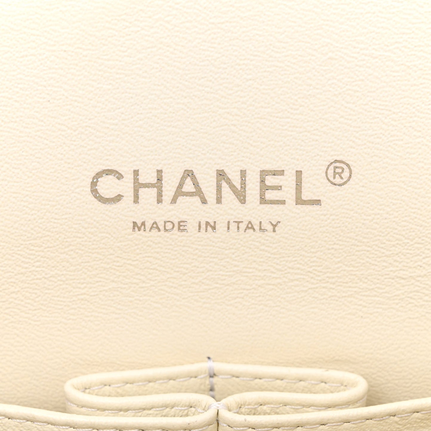 Caviar Quilted Maxi Double Flap White