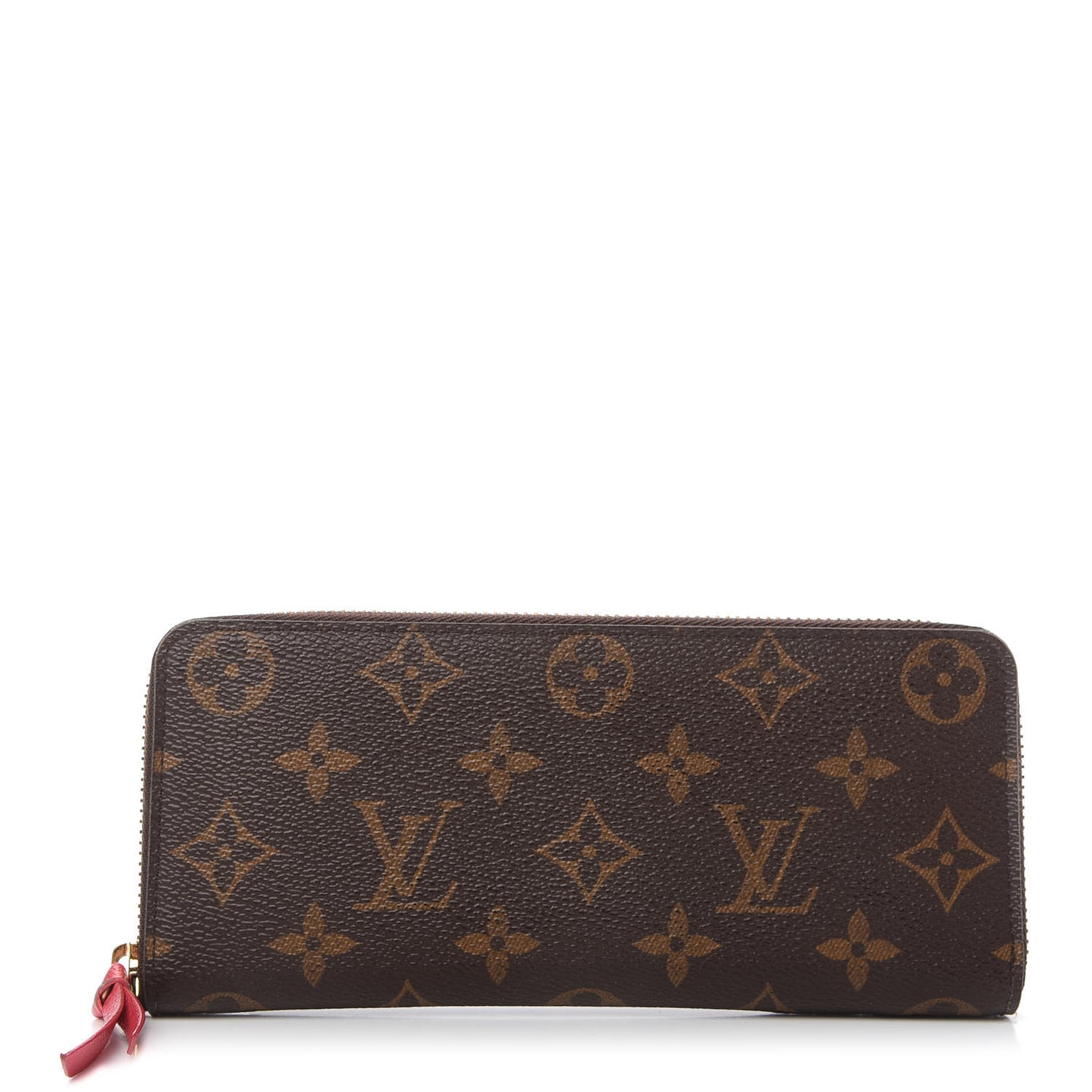 Monogram Clemence Wallet Fuchsia